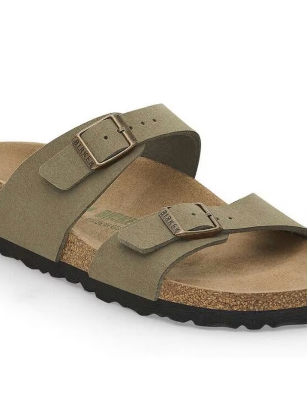 Birkenstock Arizona Two-Strap Sandal in Olive Green